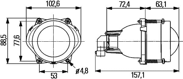 Faro principale — HELLA 1BL 998 570-001