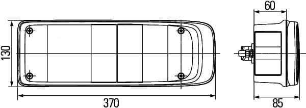 HELLA 2VP 340 888-011 Luce posteriore