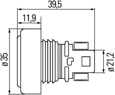 HELLA 2BM 340 825-207 Indicatore direzione supplementare