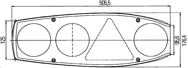 HELLA 2VP 343 590-017 Luce posteriore