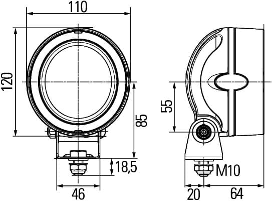 HELLA 1GM 996 136-361 Faro da lavoro