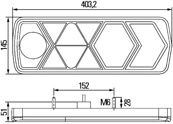 Luce posteriore — HELLA 2VP 340 950-041