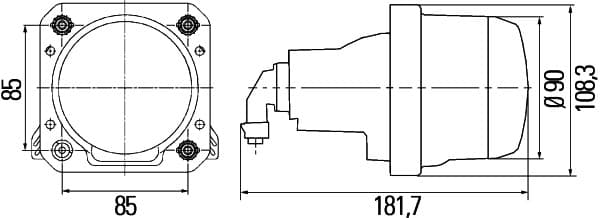 Faro principale — HELLA 1AL 009 998-001