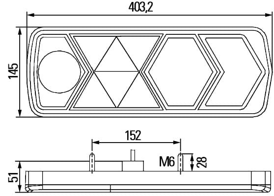 HELLA 2VP 340 950-051 Luce posteriore