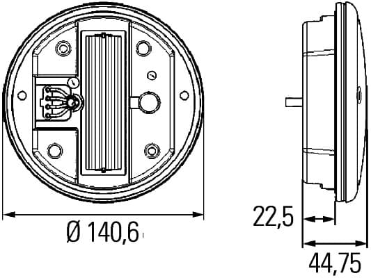 HELLA 2SD 344 100-001 Luce posteriore
