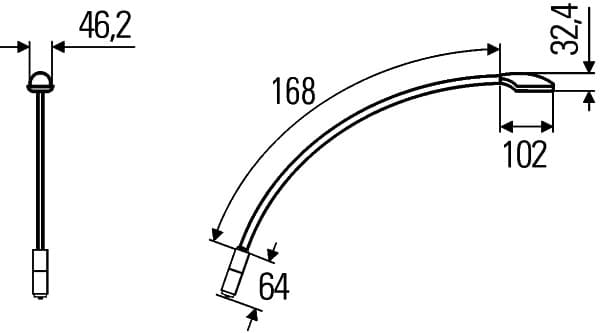 HELLA 2JA 346 720-071 Luce di lettura