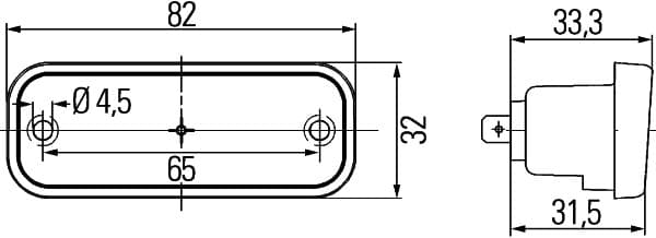 HELLA 2XS 003 738-037 Luce perimetrale