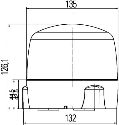 HELLA 2XD 012 878-021 Luce identificazione lampeggiante