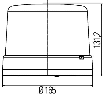 HELLA 2XD 012 972-021 Luce identificazione lampeggiante