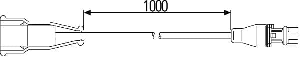 Fascio cavi, Luce posteriore — HELLA 8KA 340 852-051