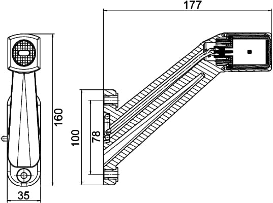 Luce perimetrale — HELLA 2XS 011 744-101
