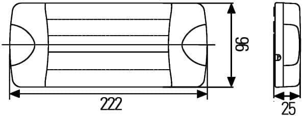 HELLA 2VA 980 710-301 Luce posteriore