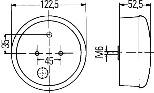 HELLA 2SD 344 169-037 Luce posteriore