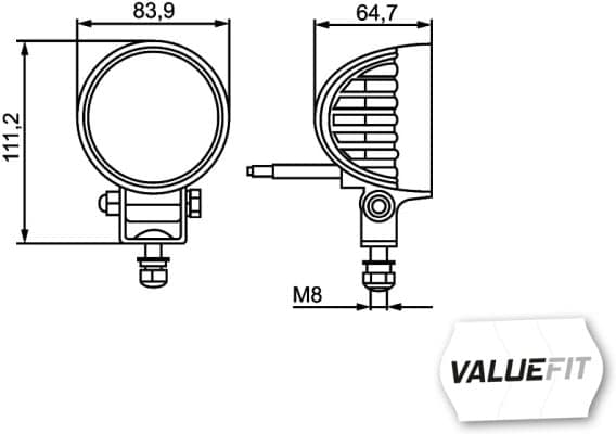 HELLA VALUEFIT (HELLA 1G0 357 000-001)
