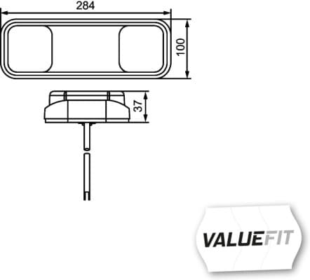 HELLA 2VP 357 018-001 Luce posteriore
