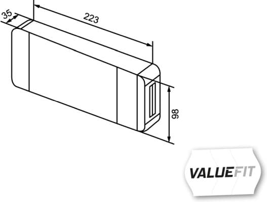 HELLA 2VB 357 020-001 Luce posteriore