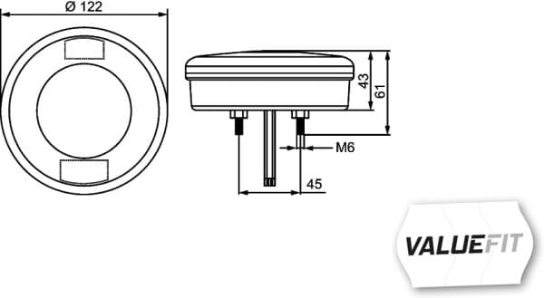 HELLA 2NE 357 027-031 Retronebbia