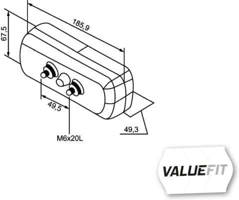 HELLA 2SD 357 033-001 Luce posteriore