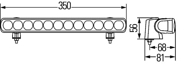HELLA 1FJ 958 040-001 Faro di profondità