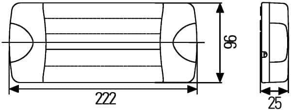 HELLA 2SK 980 602-501 Luce posteriore