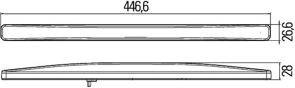 HELLA 2DA 012 596-017 Luce supplementare freno