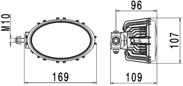 HELLA 1GA 996 661-031 Faro da lavoro
