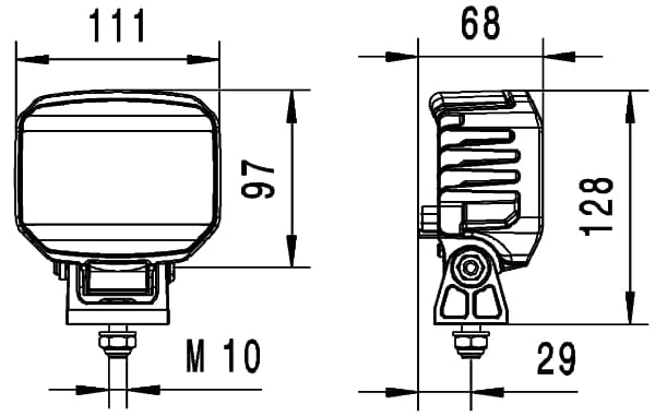 HELLA 1GA 996 488-001 Faro da lavoro