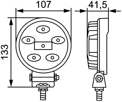 HELLA 1G0 357 108-012 Faro da lavoro