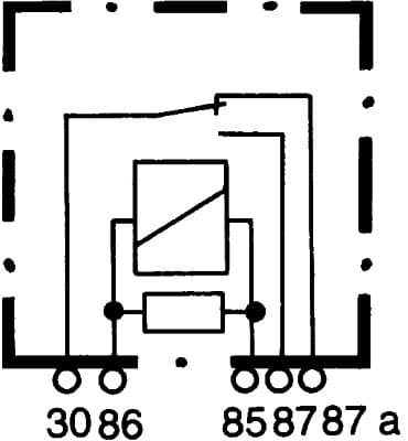 Relè, corrente principale — HELLA 4RD 933 319-007
