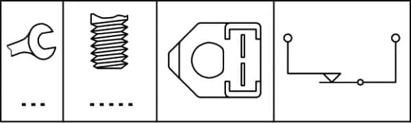 Interruttore luce freno — HELLA 6DF 003 263-081