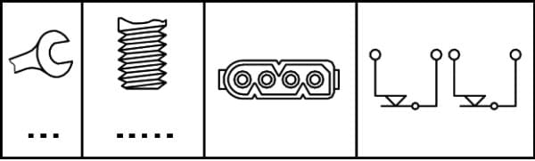 Interruttore luce freno — HELLA 6DF 007 666-001