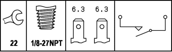 Interruttore luce freno — HELLA 6DF 007 669-001
