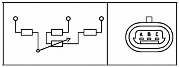 Sensore, Regolazione valvola farfalla — HELLA 6PX 008 476-451