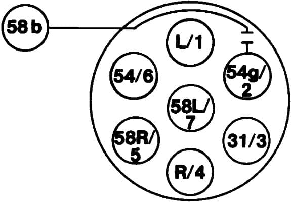 Presa corrente — HELLA 8JB 001 943-011