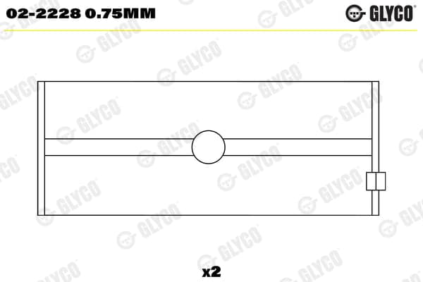 02-2228 0.75mm (GLYCO 02-2228 0.75mm)