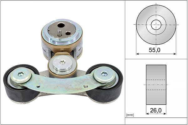 Tendicinghia, Cinghia Poly-V — Schaeffler INA 534 0826 10