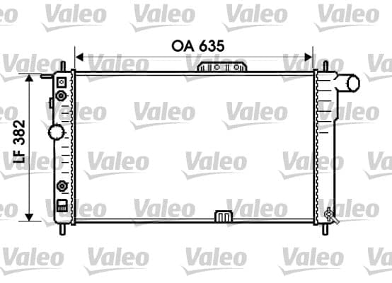 Radiatore motore — VALEO 734596