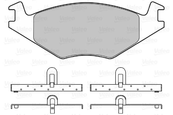 Pastiglie freno — VALEO 598127