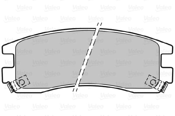 Pastiglie freno — VALEO 598459