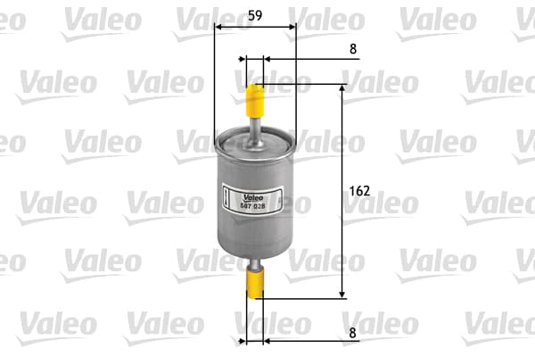 Filtro carburante — VALEO 587028