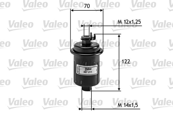 Filtro carburante — VALEO 587211