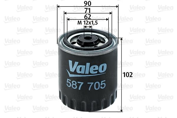 Filtro carburante — VALEO 587705