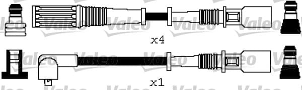 Kit cavi accensione — VALEO 346618