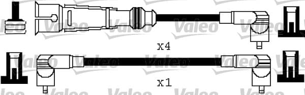 VALEO 346415 Kit cavi accensione