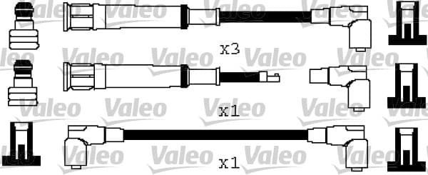 Kit cavi accensione — VALEO 346378