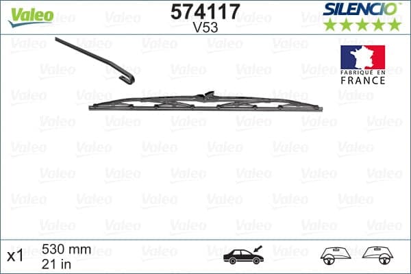 Spazzola tergicristallo — VALEO 574117