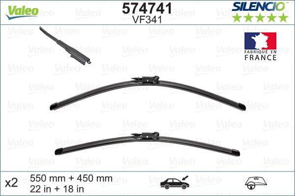 Spazzola tergicristallo — VALEO 574741