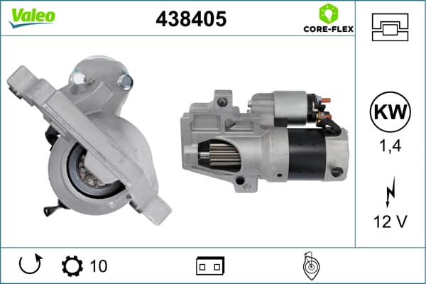 Motorino d'avviamento — VALEO 438405