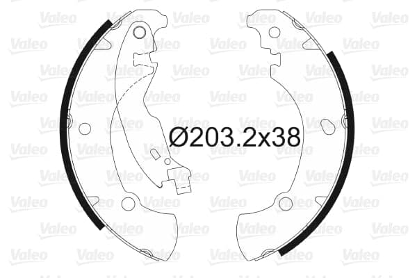 Ganasce freno — VALEO 562649