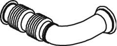 DINEX 22296 Tubo gas scarico